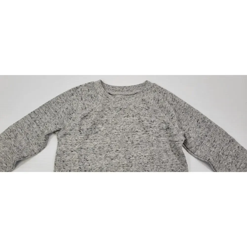G) Jumping Beans Boys Long Sleeve Waffle Knit Raglan Gray Shirt 4T